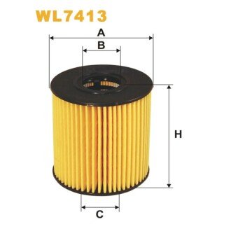 Фільтр оливи Citroen; Fiat; Ford; Lancia; Landrover; Mini; Mitsubishi; Peugeot; Volvo (WL7413) WIX FILTERS 325799