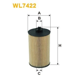 Фільтр оливи Alfa Romeo; Chevrolet; Fiat; Opel Agila, Astra Classic II, Astra G/H/J, C (WL7422) WIX FILTERS 325823