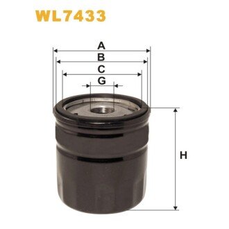 Фільтр оливи Ford C-Max, Focus C-Max, Focus II, Galaxy II, Mondeo IV (07-), S-Max (WL7433) WIX FILTERS 325850