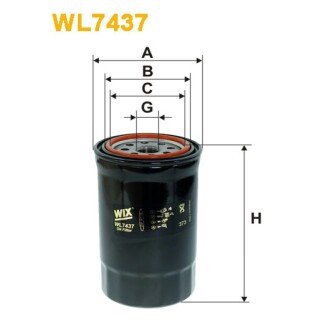 Фільтр оливи Hyundai i30, Santa Fe II, Sonata V, Tucson; Kia Carens III, Cee\'d, Magent (WL7437) WIX FILTERS 325856