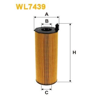 Фільтр оливи Audi A4 (B6,B7/8E,8H), A4 (B8/8K), A5 (8T), A6 II (4F/C6), A8 II (4E), Al (WL7439) WIX FILTERS 325862