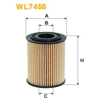 Фільтр оливи Chevrolet Europe (GM) Captiva, Cruze, Epica, Lacetti; Daewoo (Chevrolet) (WL7458) WIX FILTERS 325908