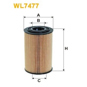 Фільтр оливи Hyundai Elantra, Genesis, i20, i30, ix20, ix35, Matrix; Kia Carens II, Ce (WL7477) WIX FILTERS 325919