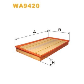 Фільтр повітря Mercedes Viano (639), Vito II (639) (WA9420) WIX FILTERS 327458 (фото 1)