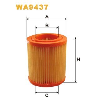 Фільтр повітря Honda Civic VII, CR-V, CR-V II, FR-V, Stream (WA9437) WIX FILTERS 327509