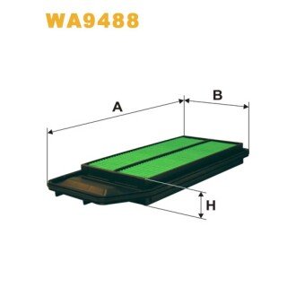 Фільтр повітря Honda Accord VIII (03-) (WA9488) WIX FILTERS 327659 (фото 1)