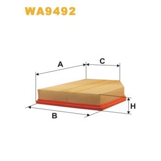 Фільтр повітря BMW Serie 5 (E60/E61), Serie 6 (E63/E64), Serie Z4 (E85/E86) (WA9492) WIX FILTERS 327668