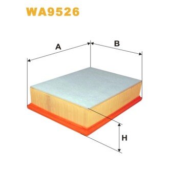 Фільтр повітря Citroen C4, C4 Picasso; Peugeot 307/307 SW (WA9526) WIX FILTERS 327764 (фото 1)