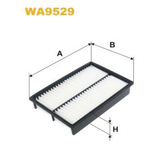 Фільтр повітря Mazda 3 (BK), 3 (BL), 5 (WA9529) WIX FILTERS 327773