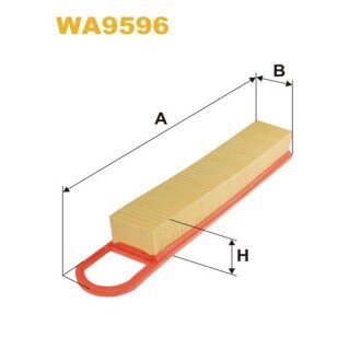 Фільтр повітря Citroen Berlingo III, C3 II, C3 Picasso, C4, C4 II, C4 Picasso, DS3, (WA9596) WIX FILTERS 327924