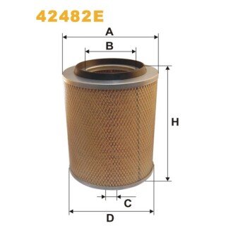 Фільтр повітря Mercedes 11T, 7T, 8T, 9T (42482E) WIX FILTERS 328134