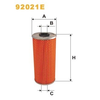 Фільтр оливи Autosan H; Evobus Intouro, O 404, Tourismo; Kaessbohrer S 300; Mercedes 1 (92021E) WIX FILTERS 328307