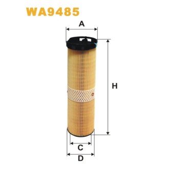 Фільтр повітря Mercedes E (W/S211), S (W220) (WA9485) WIX FILTERS 328579 (фото 1)