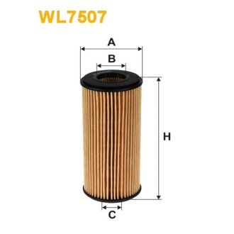 Фільтр оливи Audi; Seat; Skoda; Volkswagen (WL7507) WIX FILTERS 329307