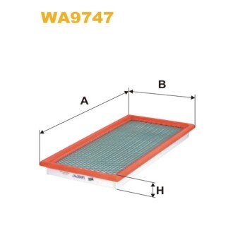 Фільтр повітря Jeep Compass, Patriot (WA9747) WIX FILTERS 329747