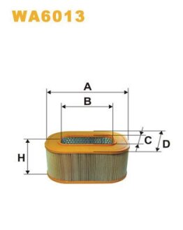 Фильтр воздушный WIX FILTERS WA6013