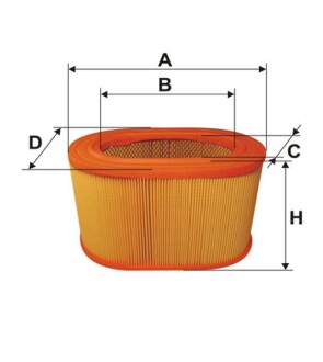 Фільтр повітряний MITSUBISHI GALANT /AE333/1 (WIX-FILTERS) WIX FILTERS WA6019