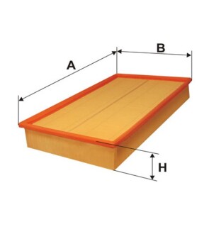 Фільтр повітря WIX FILTERS WA6557 (фото 1)