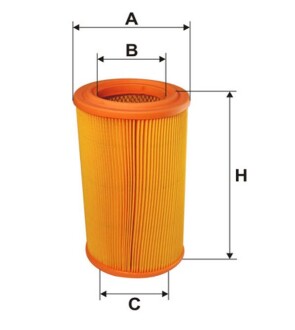 Фильтр воздушный PEUGEOT /AR314/1 (выр-во WIX-FILTERS) WIX FILTERS WA6565