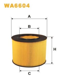 Фільтр повітряний WIX FILTERS WA6604