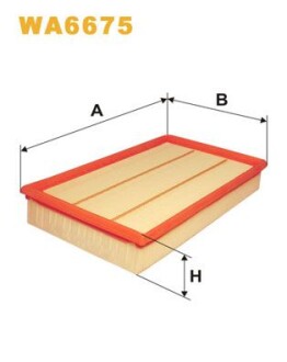 ФІЛЬТР ПОВІТРЯ WIX FILTERS WA6675