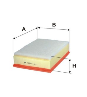 ФІЛЬТР ПОВІТРЯ WIX FILTERS WA9670