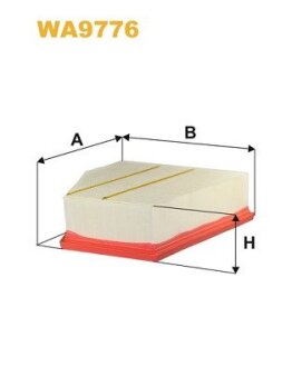 Фільтр повітряний WIX FILTERS WA9776