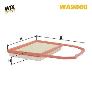 Фільтр повітряний WIX FILTERS WA9860