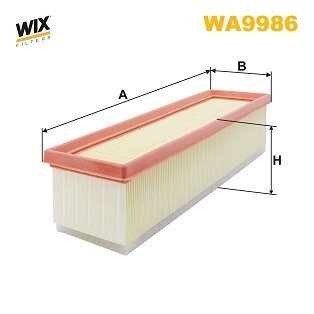 Фильтр воздушный WIX FILTERS WA9986