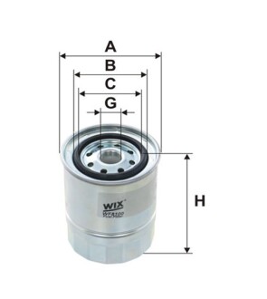 Фільтр палив. NISSAN SUNNY /PP904 (WIX-FILTERS) WIX FILTERS WF8100