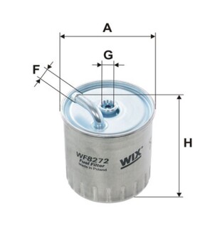 Фільтр палив. PP841/4/ (WIX-FILTERS) WIX FILTERS WF8272