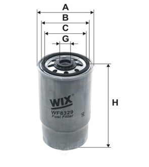 ФІЛЬТР ПАЛИВА WIX FILTERS WF8329