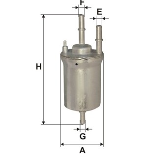 Фільтр палив. /PP836/2 (WIX-FILTERS) WIX FILTERS WF8386