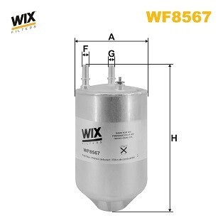 Фільтр паливний VW CRAFTER 2.0 TDI 16- (WIX-FILTERS) WIX FILTERS WF8567