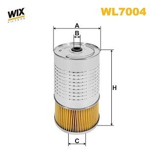 Фильтр масляный двигателя MB 124, 202 /OC602 (выр-во WIX-FILTERS) WIX FILTERS WL7004