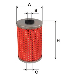 Фильтр масляный двигателя MB W123 /OM510 (выр-во WIX-FILTERS) WIX FILTERS WL7024 (фото 1)