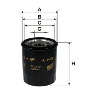 ФІЛЬТР ОЛИВИ WIX FILTERS WL7177