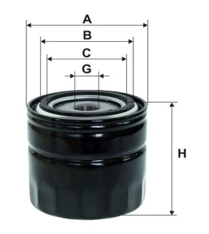 Фільтр масляний двигуна /OP642/1 (WIX-FILTERS UA) WIX FILTERS WL7237 (фото 1)