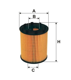 Фильтр масляный двигателя FIAT /OE670 (выр-во WIX-FILTERS) WIX FILTERS WL7408