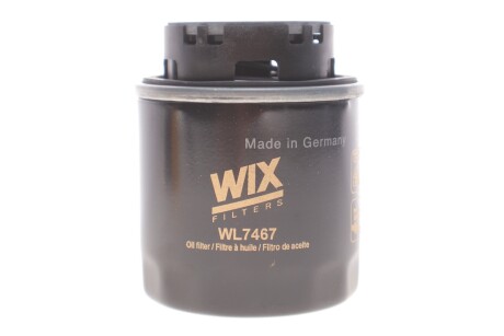 Фільтр масляний двигуна AUDI, VW, SKODA (WIX-FILTERS) WIX FILTERS WL7467 (фото 1)