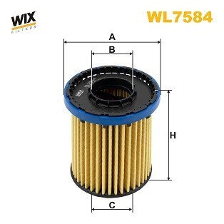 Фільтр оливи WIX FILTERS WL7584