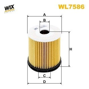 ФИЛЬТР ОЛИВА/ГИДРАВЛИКИ WIX FILTERS WL7586