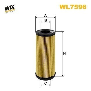 Фільтр масляний WIX FILTERS WL7596