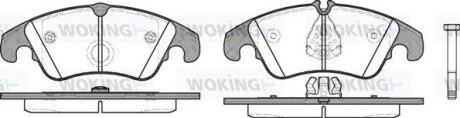 Тормозные колодки пер. Audi A4/A5/A6/A7/Q7 08- (Lucas) WOKING P12043.10