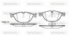 Тормозной колодки диск. перед. (выр-во Remsa) Bmw 5 2.0 09-,Bmw 5 3.0 09-,Bmw 5 4.4 09- (P15143.00) WOKING P1514300 (фото 1)