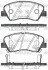 Колодки гальмівні диск. перед. (Remsa) Hyundai Accent (10-), i20 (14-), Kia Rio (11-) (17-) (P15883.02) WOKING P1588302 (фото 1)