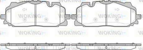 Тормозной колодки диск. перед. (выр-во Remsa) Audi Q7 (16-) (P17673.00) WOKING P1767300