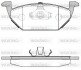 Колодки гальмівні диск. перед. (Remsa) VAG Fabia I II Octavia I Roomster / Polo 02> 09> 14> (P7333.00) WOKING P733300 (фото 1)