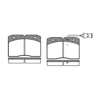 Гальмівна колодка дискова (P3113.22) WOKING WK5101