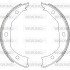 Колодки стоянкового гальма (Remsa) BMW 3e90 X1e83 (Z4716.00) WOKING Z471600 (фото 1)